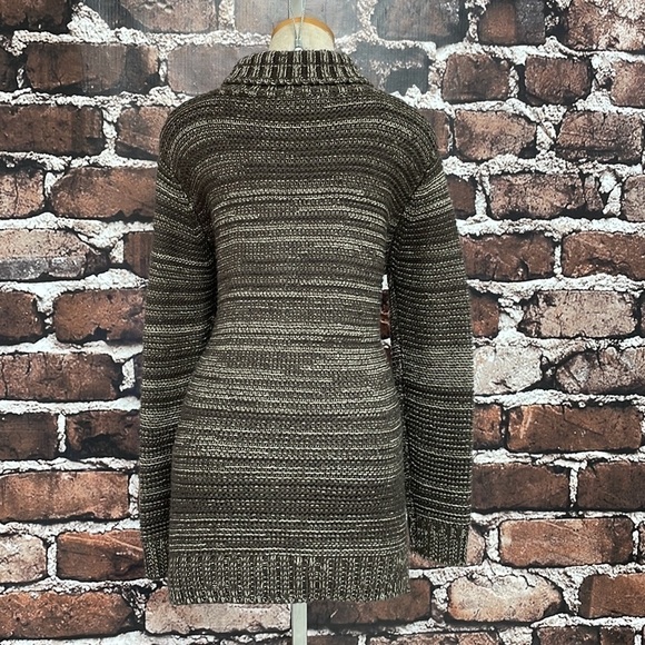 Carve Designs Turtleneck Sweater Brown Heather Size Small - Picture 7 of 12